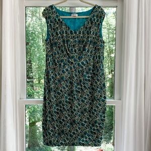 Max Studio Sleeveless Empire Waist Lined Dress